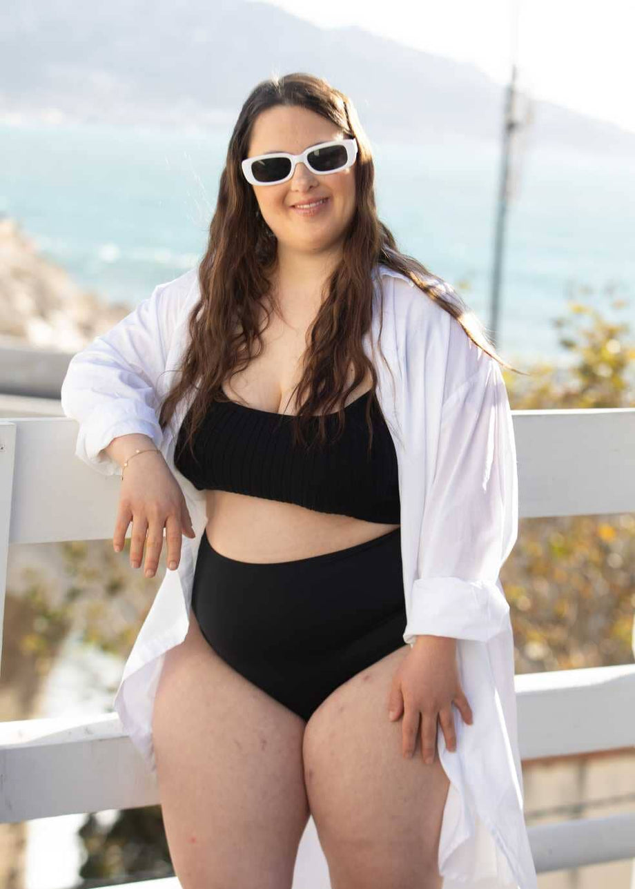 Maillot De Bain Menstruel Femme Grande Taille - Short Taille Haute Flux Abondant, Culotte De Bain Absorbante & Étanché, Protection Totale Pour Piscine & Plage