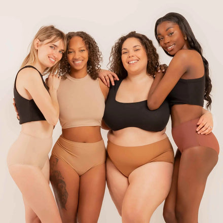 Culottes Menstruelles Tiichoo Lot De 3 - Taille Haute - Absorption Jusqu'à 50 Ml - Pour Flux Abondant - Lavables - 10